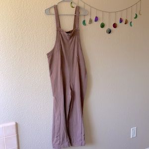 Urban outfitters brown square neck overalls
